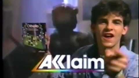 Othello NES Video Game & Double Player Wireless Controllers Ad (1989) (windowboxed)