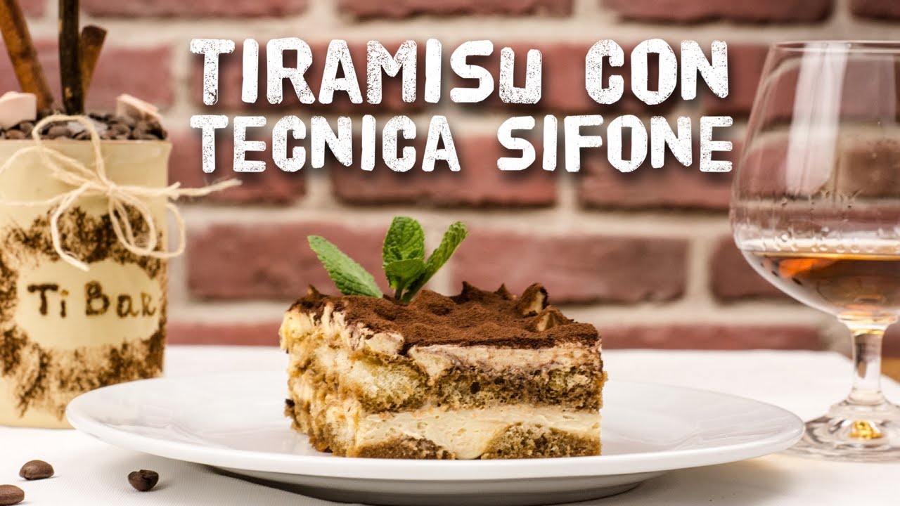 Tiramisù con tecnica sifone