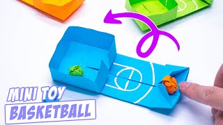 Funny origami moving paper toys || Mini toy basketball pop it