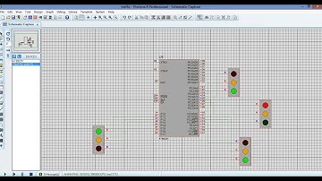 traffic control  using 8051