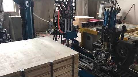 full automatic collapsible wooden box making machine with manipulator