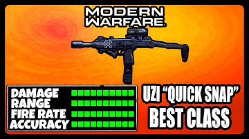 NEW OVERPOWERED UZI "QUICK SNAP" CLASS SETUP IN MODERN WARFARE! BEST UZI CLASS SETUP!