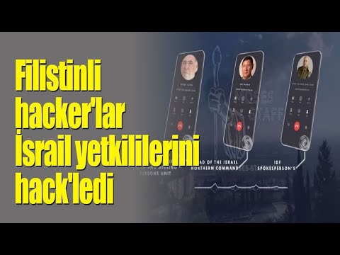 Filistinli hacker'lar İsrail yetkililerini hack'ledi