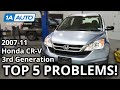Top 5 Problems Honda CR-V SUV 3rd Generation 2007-2011