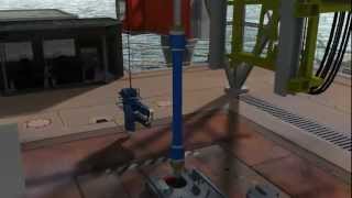 3D Offshore Drilling Animation | Mako Tools | Offshore Animation | Offshore Rig Animation