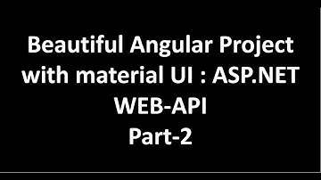 CRUD Operation in Angular With ASP.NET CORE RESTfull API | Part-2