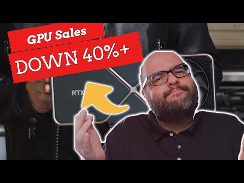 GPU Sales DOWN 40%, BUT..Nvidia Makes You PAY More
