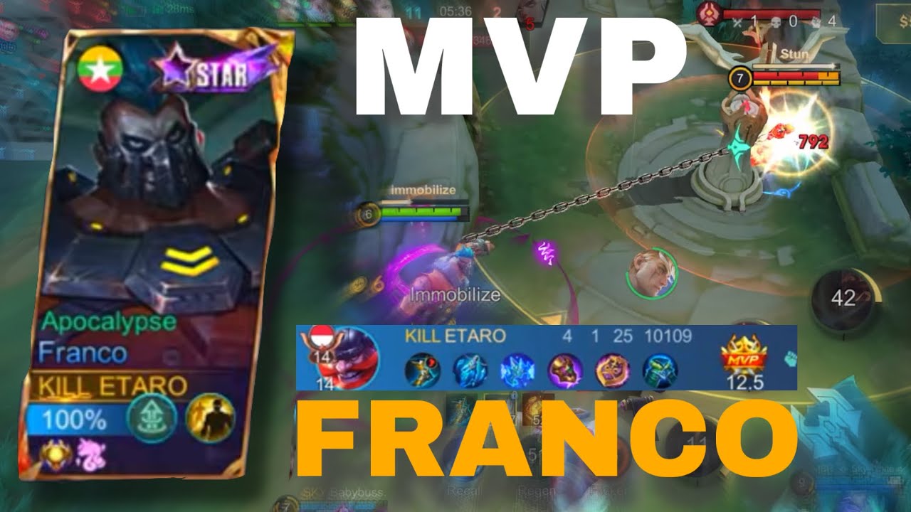 cara main franco 99% MVP | akurat hook 