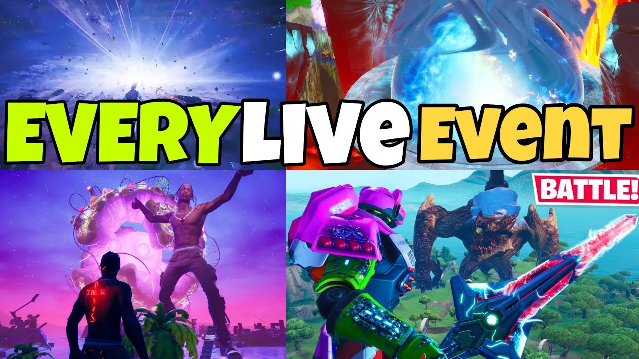 EVERY Fortnite LIVE EVENT! (Season 1 - Season 12) Replay😱 - YouTube