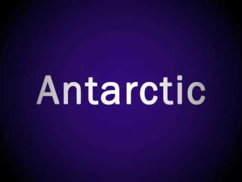 Hoe correct uitspreken Antarctica
