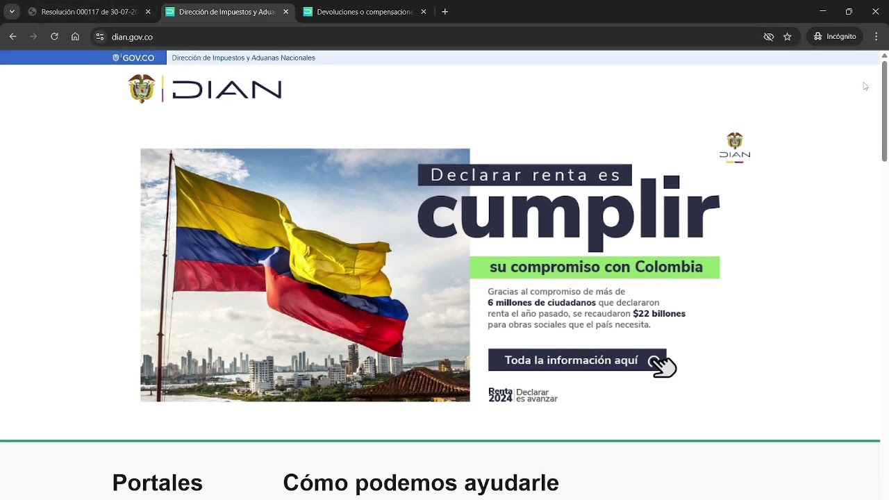 Cómo solicitar la devolución de oficio en saldos a favor en renta per. naturales (año gravable 2024)