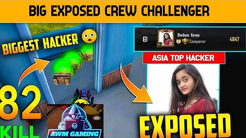 Bindass Kavya hacker | crew challenge hacker| Hacker Girls Expose| Pubg mobile hacker