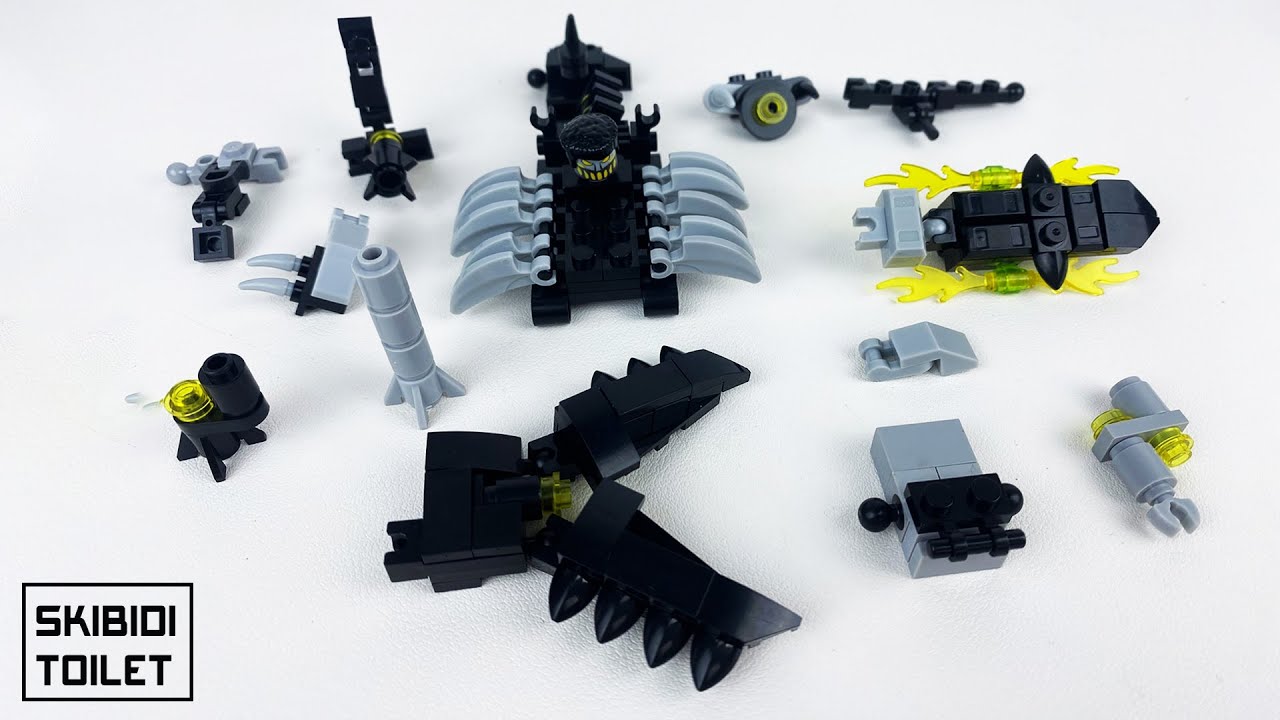 Lego Skibidi Toilet Character Speed Building