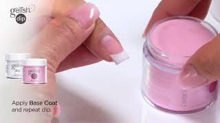 Gelish French Manicure Nail Dip Tutorial