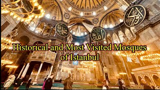 Historical and Most Visited Mosques of Istanbul #istanbul #türkiye