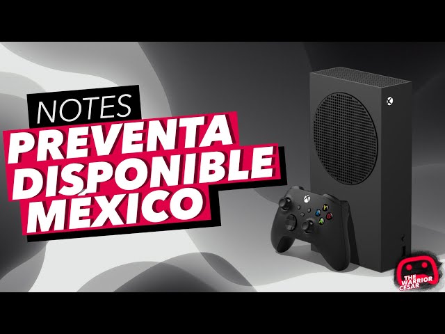 Xbox Series S Carbon Black 1TB - Preventa Disponible en México | Notes -  YouTube