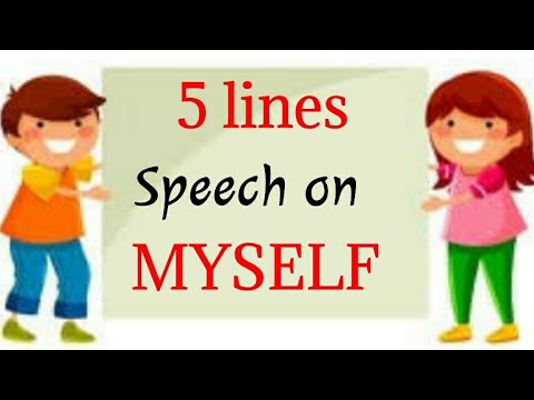 speech on myself grade 3