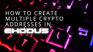 How to Create Multiple Crypto Addresses for a Wallet in EXODUS and Creating Multiple Portfolios