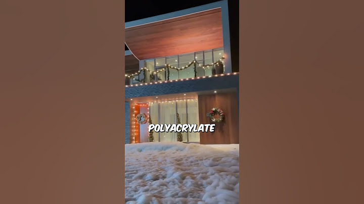 Fake Snow To Impress Your Neighbors #shorts