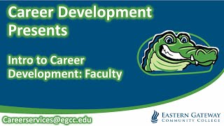 Career Development - Faculty Training