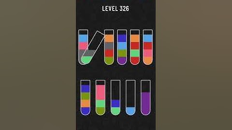 Water Sort Puzzle Level 326 Walkthrough Solution Android/iOS 💦