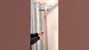 Loud paper rocket tutorial 🚀🤗 , How to make paper rocket , Easy paper airplane #shorts #craft