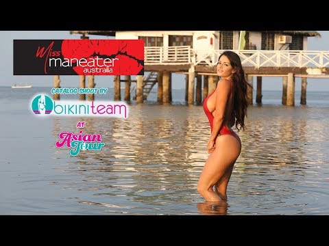 Miss Maneater Swimwear Catalog Shoot AsianTour 2017 [HD]