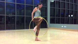 Hoopdance Tutorial: Fabulous footstart into Wedgie Trick With Babz!