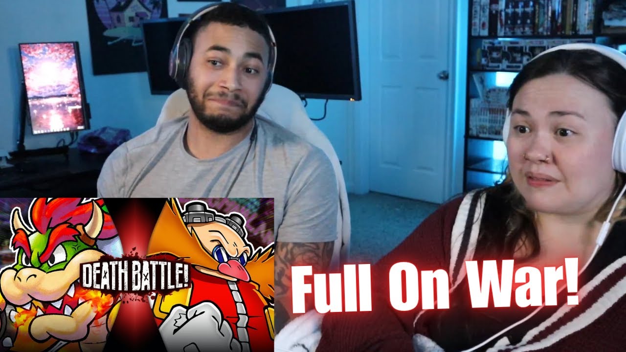 Реакция OtakuCouple на Боузер против Эггмана (Марио против Соника) | СМЕРТЕЛЬНАЯ БИТВА!