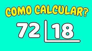 How to calculate 72 divided by 18 | Dividing 72 by 18