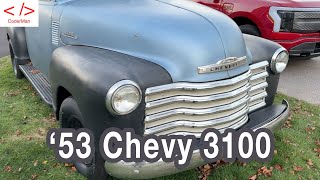 1953 Chevrolet 3100 1/2 Ton 5 Window - Project Truck