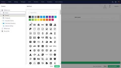 Content Node Icons (package for Umbraco 8)