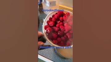 Raspberry sauce, part four #CrookedFrown #CookingAtHome #Cooking