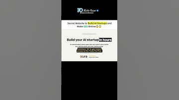 Build an AI Startup in Hours 💰 (No Tech Needed) 🚀 #Shorts #aiart