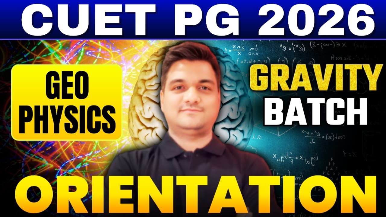 CUET PG 2026 | CUET PG Geophysics | New batch Geo physics | cuet pg preparation | Ninjaprep
