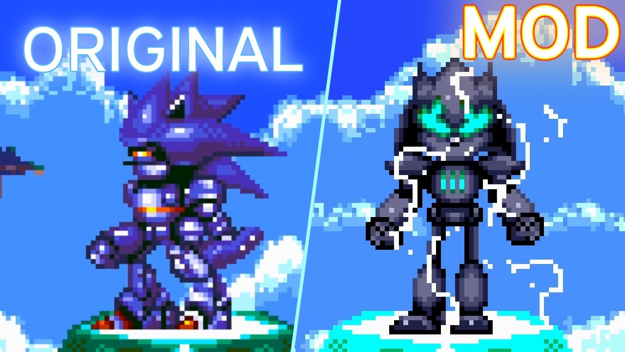 FURNACE VS MECHA SONIC(Sprite Animation) 