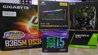 Budget Gaming PC Build i5 9600KF | Gigabyte B365M DS3H | GTX 1650 SUPER | 2x8gb (16gb) RAM 3200Ghz