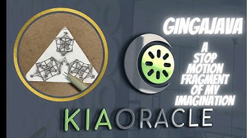 Stop Motion Zentangle Art: Gingajava fragment by Donald Wilka, Drawing by Anne Toth, audio: NZ birds