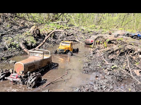 Видео: Ford ушел на дно! RC crawler трофи в Измайлово 21.04.2024 часть 2