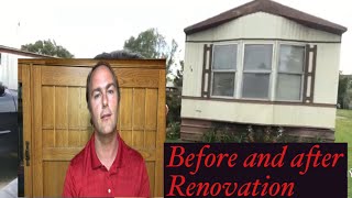 1985 mobile home renovation walkthrough before and after