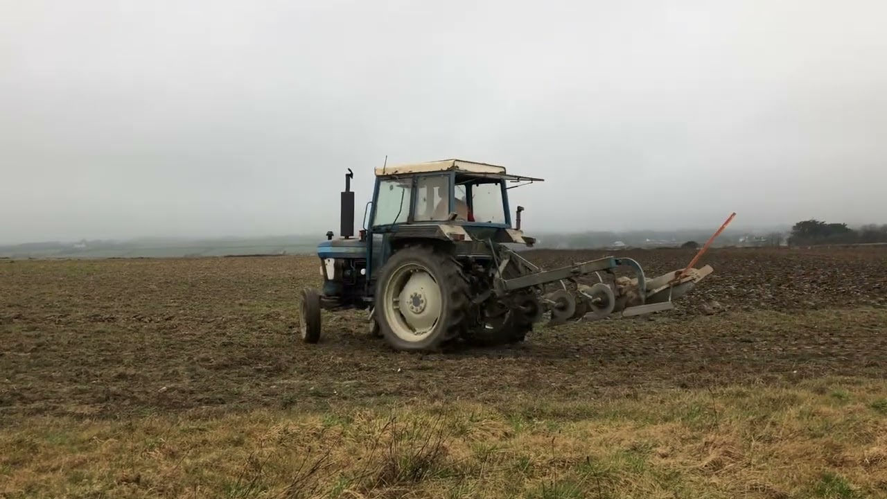 Therapeutic Ploughing - Ford 5610 - 3 Furrow Ransomes - IOM - 07/03/25.