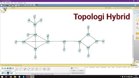 Tutorial Membuat Topologi Hybrid Pada Cisco Packet Tracer