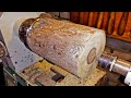 Woodturning - a Walnut Firewood