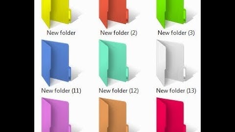 how to change computer folder color in Windows 7, 8, 10 - 2017 | Enginerd Sunio
