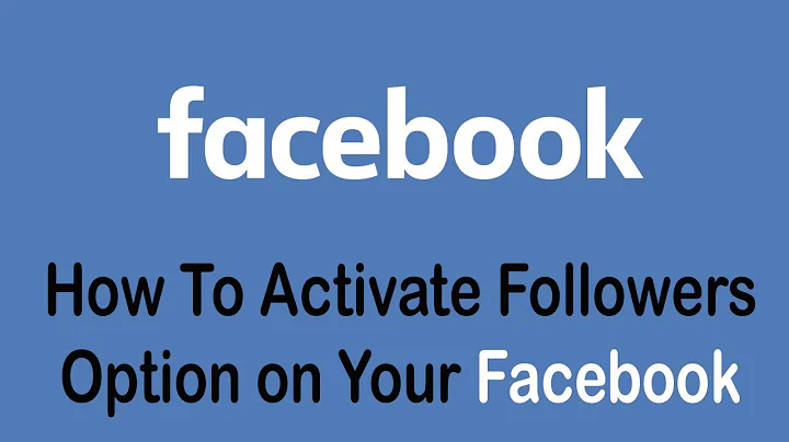 How to Activate Followers Option On Your Facebook (2022) | Facebook Followers Setting