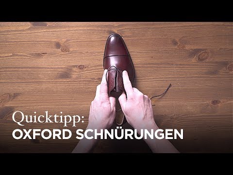 Video: 3 Möglichkeiten, Oxford-Schuhe zu tragen