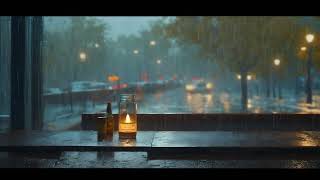 Quietly watching the rain, just sit quietly | Soft Rain for Sleep, Study and Relaxation