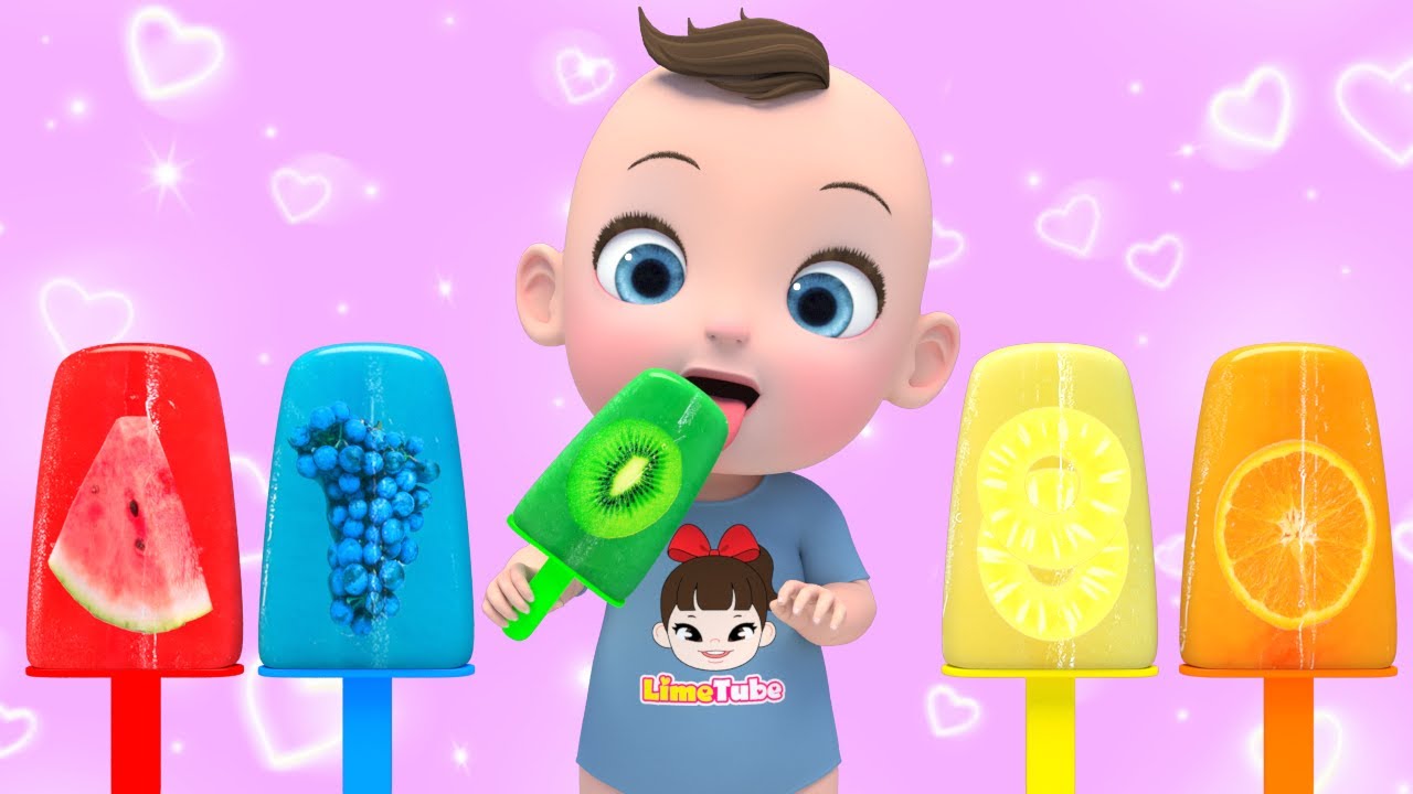 fruit ice cream Finger Family & Itsy bitsy spider Nursery Rhymes