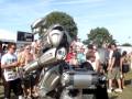 Robort terrorizing ppl in the VIP area at V Festival 09 Hylands park (Sunday)