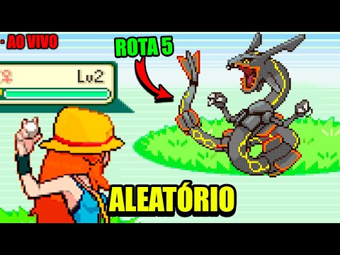 ZERANDO POKEMON FIRE RED MAS TODO POKEMON É ALEATÓRIO 